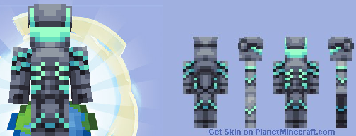 Minecraft Bot Knight skin